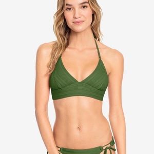 Robin Piccone Lily Halter Triangle Bikini Top